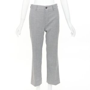 Balenciaga 2018 Wool Houndstooth Pants